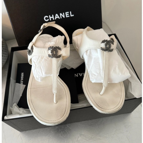Chanel sandal size 36.5 - Picture 1 of 10